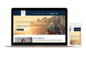 Liz windisch financial advisor website design denver colorado